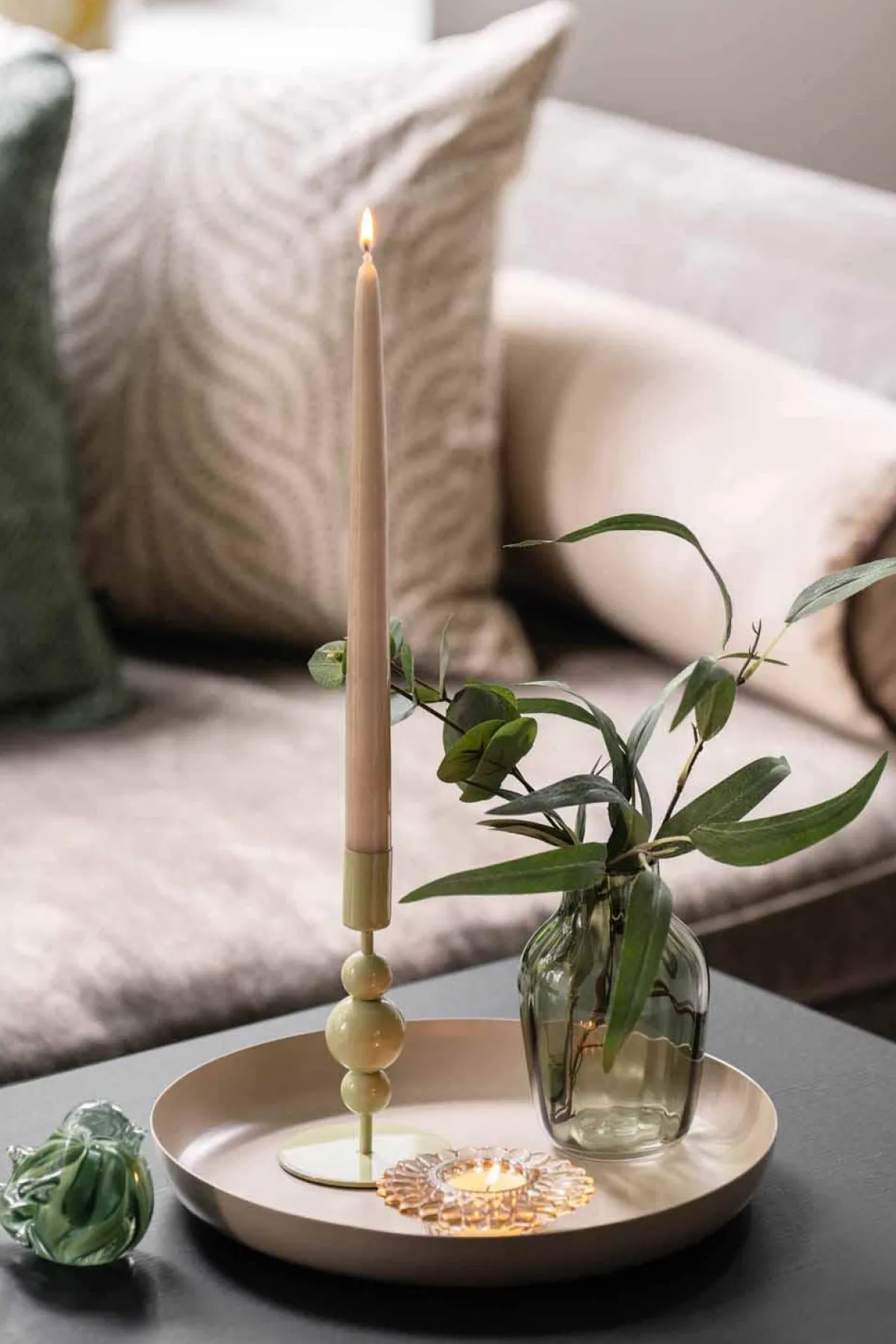 Hot Vase Markblomst 15 cm grønn Vaser